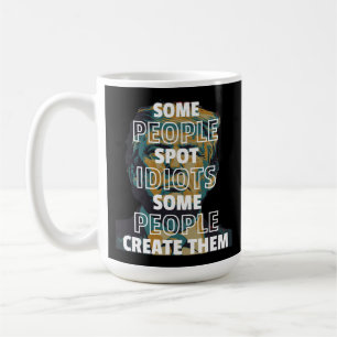 Caneca De Café Alguns Idiotas de Pontos de Pessoas, Algumas Pesso