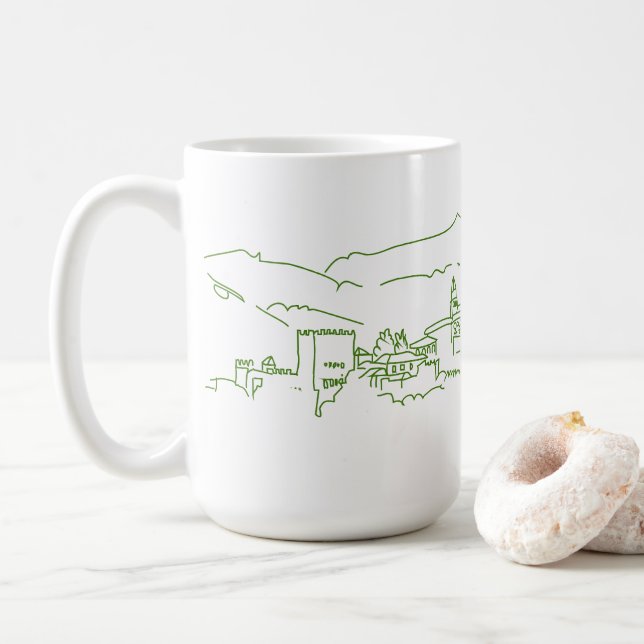 Caneca De Café Alhambra Sunset (Com Donut)