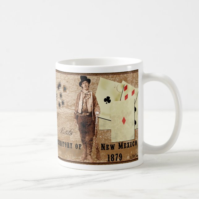 Caneca De Café Aliás "Billy o miúdo " (Direita)