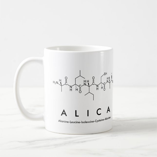 Caneca De Café Alica peptide mug (Esquerda)