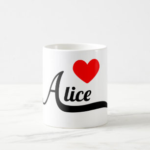 Caneca De Café Alice