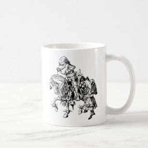 Caneca De Café Alice e o cavaleiro branco