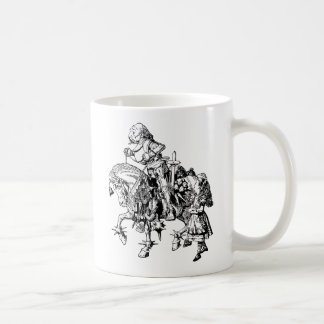 Caneca De Café Alice e o cavaleiro branco