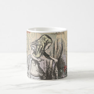 Caneca De Café Alice no País das Maravilhas Cortina Bobagem