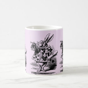 Caneca De Café Alice no País das Maravilhas Páscoa do Coelho Bran