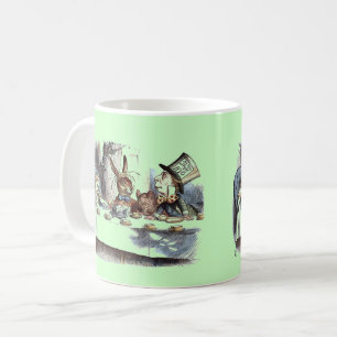 Caneca De Café Alice no País das Maravilhas - Rabbit Branco Kani