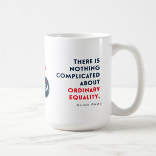 Caneca De Café Alice Paul votando centenário de 100 anos feminino