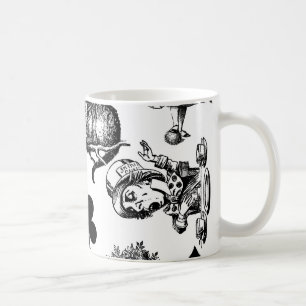 Caneca De Café Alice White Rabbit Wonderland Classic