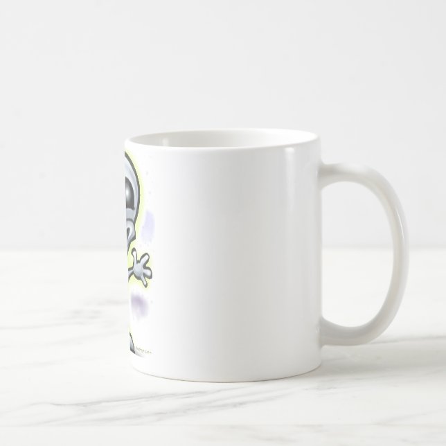 Caneca De Café Alienígena (Direita)