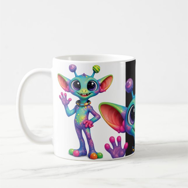 Caneca De Café Alienígena 1 (Esquerda)