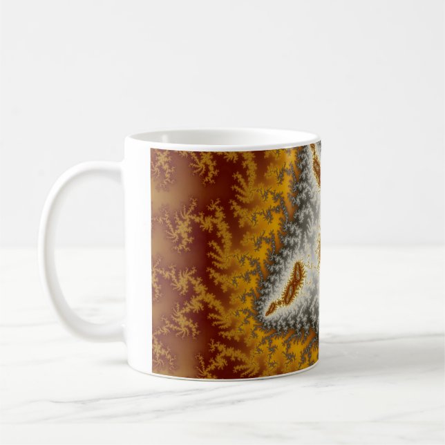 Caneca De Café Alienígena - Caneta Fractal (Esquerda)