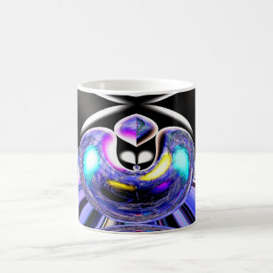 Caneca De Café Alienígena celeste