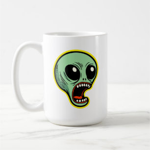 Caneca De Café Alienígena de grito