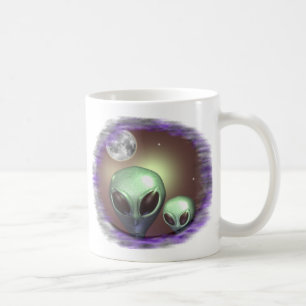 Caneca De Café Alienígena de itens cinzentos