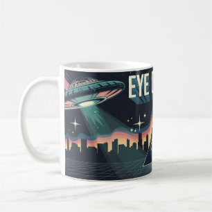 Caneca De Café Alienígena DE OLHOS PIRAMID PYRAMID Coffee