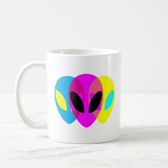 Caneca De Café Alienígena extraterrestre (Esquerda)