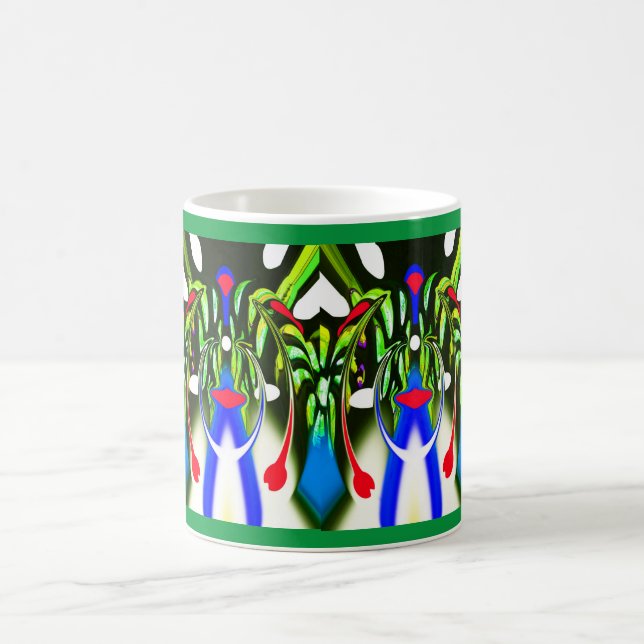 Caneca De Café Alienígena forma arte (Centro)