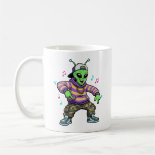 Caneca De Café Alienígena Hip Hop