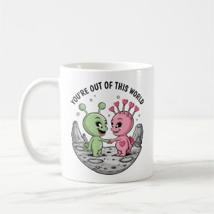 Caneca De Café Alienígena Love