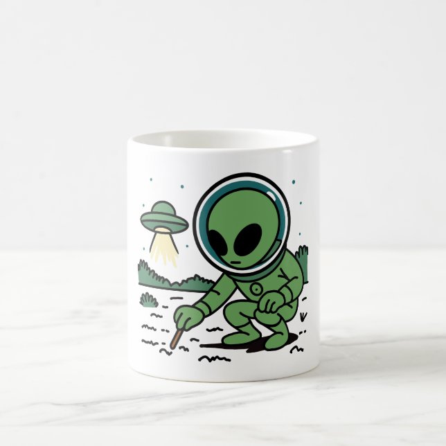 Caneca De Café Alienígena Melancholy (Centro)