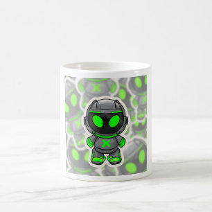 Caneca De Café Alienígena robótica