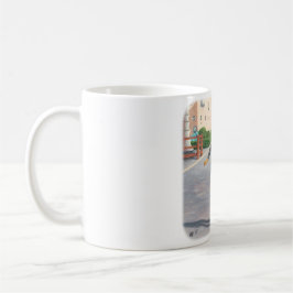 Caneca De Café Alienígena Roller Skating Fantasy Art Coffee Mug
