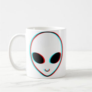 Caneca De Café Alienígena Trippy