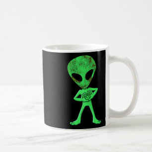 Caneca De Café Aliens Engraçados Desafio de Dança Meninos Hallowe