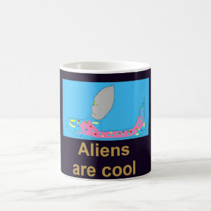 Caneca De Café Aliens são Legal