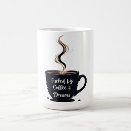Caneca De Café Alimentado pelo Café Sonha com Mug Estudante