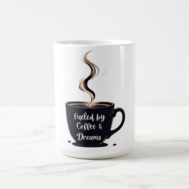 Caneca De Café Alimentado pelo Café Sonha com Mug Estudante (Centro)