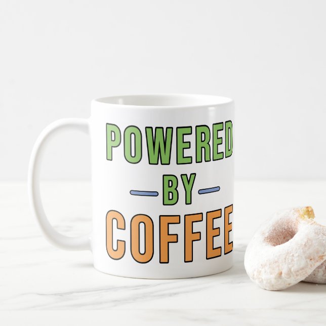 Caneca De Café Alimentado por Café (Com Donut)