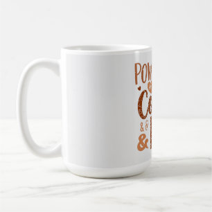 Caneca De Café Alimentado por Café & Amor – Design de Vida de Mãe