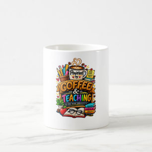 Caneca De Café Alimentado por Café & [ASSUNTO]