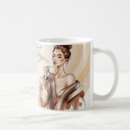 Caneca De Café Alimentado por Café e Ambição - Hustle Mug