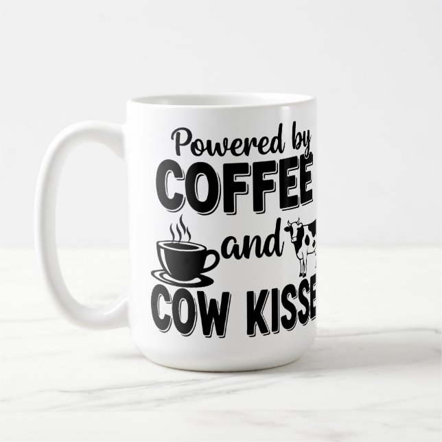 Caneca De Café Alimentado por Café e Beijos de Vaca (Esquerda)
