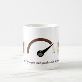 Caneca De Café Alimentado por café e decisões questionáveis de ba