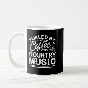 Caneca De Café Alimentado por Café e Música Country