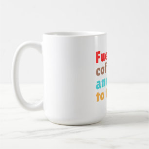 Caneca De Café Alimentado por Café e Pronto para Ensinar –