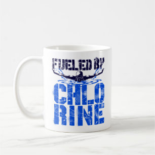 Caneca De Café Alimentado por Cloro Nadador Piscina
