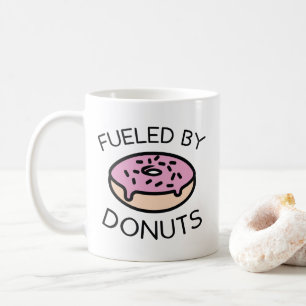 Caneca De Café Alimentado Por Donuts