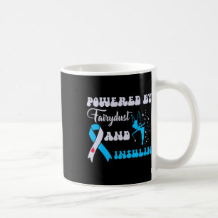 Caneca De Café Alimentado Por Fairydust E Awarenes Da Diabetes De