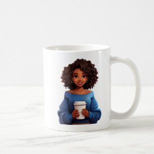 Caneca De Café Alimentado por Melanina e Confiança