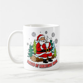 Caneca De Café Alimentado por Papais noeis de Natal