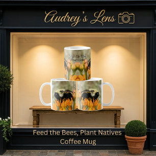 Caneca De Café Alimente as Abelhas, Plante Nativas