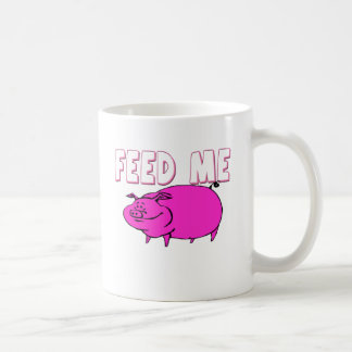CANECA DE CAFÉ ALIMENTE-ME O PORCO