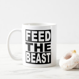 Caneca De Café Alimente o animal