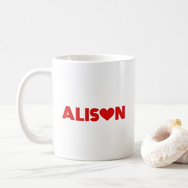 Caneca De Café Alison Love (Com Donut)
