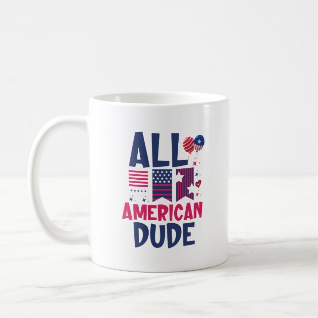 Caneca De Café All American Dude-96993 (Esquerda)