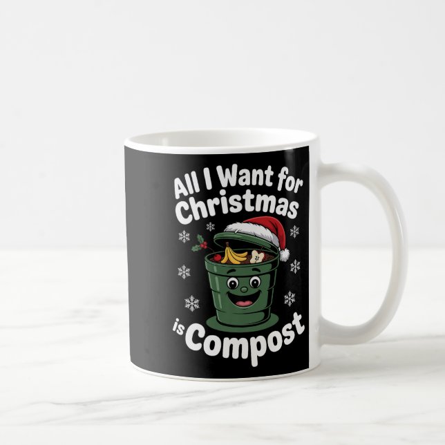 Caneca De Café All I Want Comst Zero-waste Christmas Environmenta (Direita)